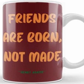 Baskı Dükkanı Friendship Quotes Gift Henry Adams Kupa