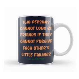 Baskı Dükkanı Friendship Quotes Gift Jean De La Bruyere Kupa