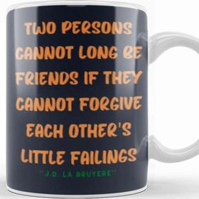 Baskı Dükkanı Friendship Quotes Gift Jean De La Bruyere Kupa