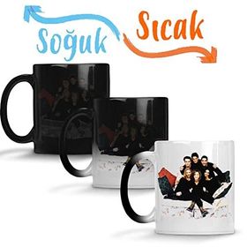 Baskı Dükkanı Friendstv Sihirli Porselen Kupa