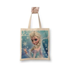 Baskı Dükkanı Frozen Elsa Bez Kadın Günlük Çanta