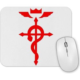Baskı Dükkanı Full Metal Alchemist Flamel Sembol Mouse Pad