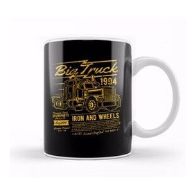 Baskı Dükkanı Fun Cool Vintage Big Truck Kupa Bardak