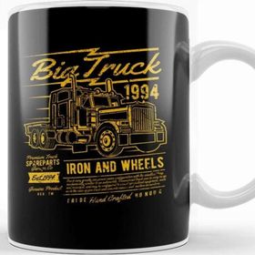 Baskı Dükkanı Fun Cool Vintage Big Truck Kupa Bardak
