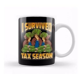 Baskı Dükkanı Funny Accounting I Survived Tax Season Accountant Kupa Bardak