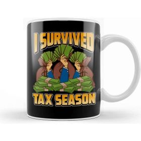 Baskı Dükkanı Funny Accounting I Survived Tax Season Accountant Kupa Bardak