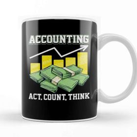 Baskı Dükkanı Funny Accountingt Act Count Think Cpa Accountant Kupa Bardak