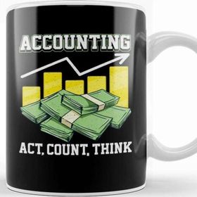 Baskı Dükkanı Funny Accountingt Act Count Think Cpa Accountant Kupa Bardak