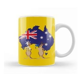 Baskı Dükkanı Funny Australia Kupa Bardak