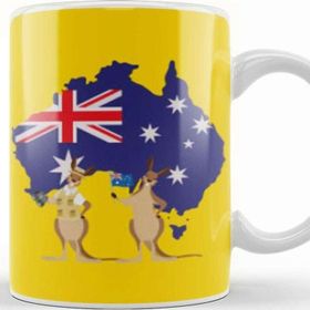 Baskı Dükkanı Funny Australia Kupa Bardak