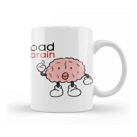 Baskı Dükkanı Funny Bad Brain Kupa Bardak