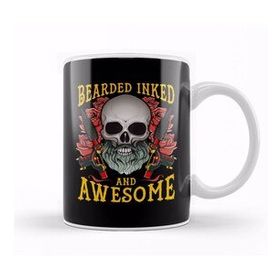 Baskı Dükkanı Funny Bearded Funcle Definition Novelty Fun Uncle Kupa Bardak