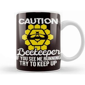 Baskı Dükkanı Funny Beekeeper Apiarist Honey Bee Honeycomb Insect Bees Kupa