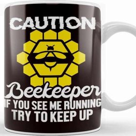 Baskı Dükkanı Funny Beekeeper Apiarist Honey Bee Honeycomb Insect Bees Kupa