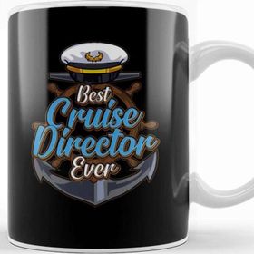 Baskı Dükkanı Funny Best Cruise Director Ever Boating Captain Kupa