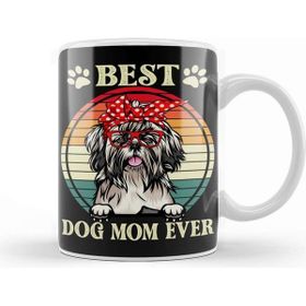 Baskı Dükkanı Funny Best Shih Tzu Dog Mom For Dog Lover Gift Kupa