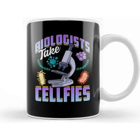 Baskı Dükkanı Funny Biologists Take Cellfies Biology Scientist Kupa