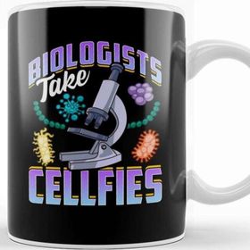 Baskı Dükkanı Funny Biologists Take Cellfies Biology Scientist Kupa