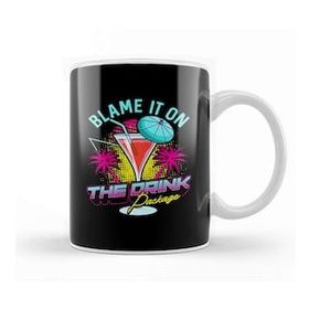 Baskı Dükkanı Funny Blame It On The Drink Package Cruise Pun Kupa