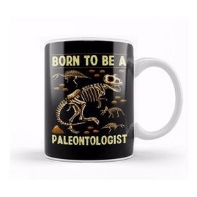 Baskı Dükkanı Funny Born To Be A Paleontologist Dinosaur Hunter Kupa