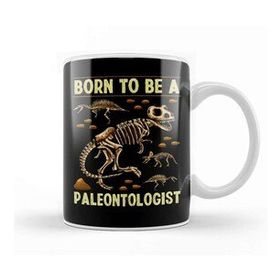 Baskı Dükkanı Funny Born To Be A Paleontologist Dinosaur Hunter Kupa
