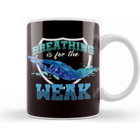 Baskı Dükkanı Funny Breathing For Weak Swimmer Diver Swimming Swim Athlete Kupa