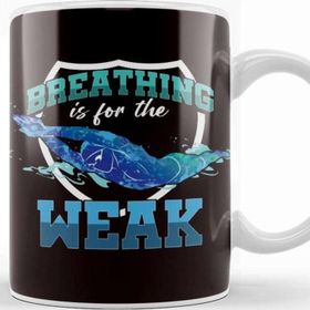 Baskı Dükkanı Funny Breathing For Weak Swimmer Diver Swimming Swim Athlete Kupa