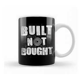 Baskı Dükkanı Funny Built Not Bought Weightlifting Gym Kupa