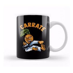 Baskı Dükkanı Funny Carrate Karate Carrot Pun Martial Arts Kupa Bardak