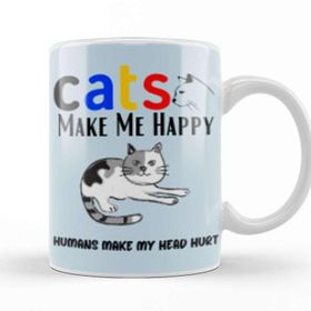 Baskı Dükkanı Funny Cat Lover Funny Cat Lover Gifts For Men Kids Kupa Bardak