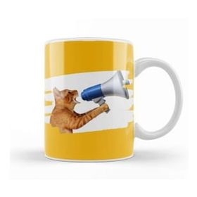 Baskı Dükkanı Funny Cat Moon Lover Lady Gifts Kupa Bardak