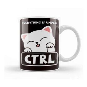 Baskı Dükkanı Funny Cat Programmer Developer Coder Computer Science Nerd-2 Kupa Bardak