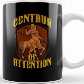Baskı Dükkanı Funny Centaur Of Attention Pun Greek Myth Fantasy Kupa Bardak