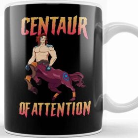 Baskı Dükkanı Funny Centaur Of Attention Pun Greek Mythology Kupa Bardak