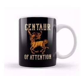 Baskı Dükkanı Funny Centaur Of Attention Pun Greek Mythology Pun Kupa Bardak