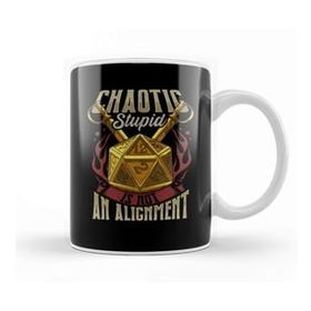 Baskı Dükkanı Funny Chaotic Stupid Is Not An Alignment Rpg Pun Kupa Bardak