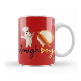 Baskı Dükkanı Funny Chef Cook Doughboy Kupa Bardak