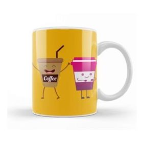 Baskı Dükkanı Funny Coffee Drin Ks Art Lover Gift Quote Vintage Retro Rainbow Style Kupa Bardak