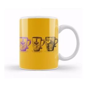 Baskı Dükkanı Funny Coffee Drinks Art Lover Gift Quote Vintage Retro Kupa Bardak