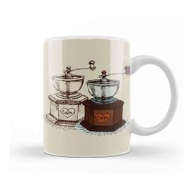 Baskı Dükkanı Funny Coffee Drinks Art Lover Gift Quote Vintage Retro Kupa Bardak