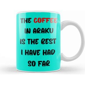 Baskı Dükkanı Funny Coffee Drinks Art Lover Gift Quote Vintage Retro Rainbow Style Kupa Bardak