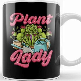 Baskı Dükkanı Funny Crazy Plant Lady Planting &amp; Gardening Pun Kupa Bardak