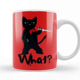 Baskı Dükkanı Funny Crımınal Honor Cat Memes What Love Kupa Bardak