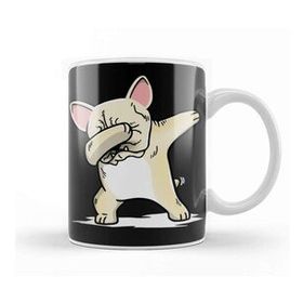 Baskı Dükkanı Funny Dabbing Cream French Bulldog Dog Kupa Bardak