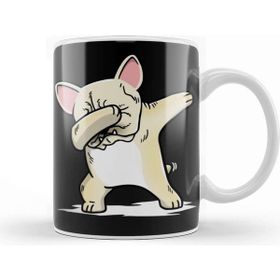 Baskı Dükkanı Funny Dabbing Cream French Bulldog Dog Kupa Bardak