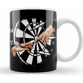 Baskı Dükkanı Funny Darts Player Art Artist Dartboard Bullseye Target Kupa Bardak