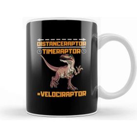 Baskı Dükkanı Funny Distanceraptor Timeraptor Velociraptor Kupa Bardak