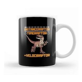 Baskı Dükkanı Funny Distanceraptor Timeraptor Velociraptor Kupa Bardak
