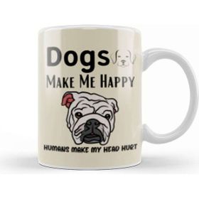Baskı Dükkanı Funny Dog Lover Gift For Men Kupa Bardak