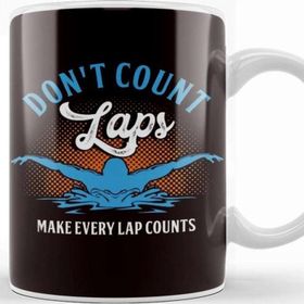 Baskı Dükkanı Funny Don´t Count Laps Swimmer Swimming Pool Swim Athlete Kupa